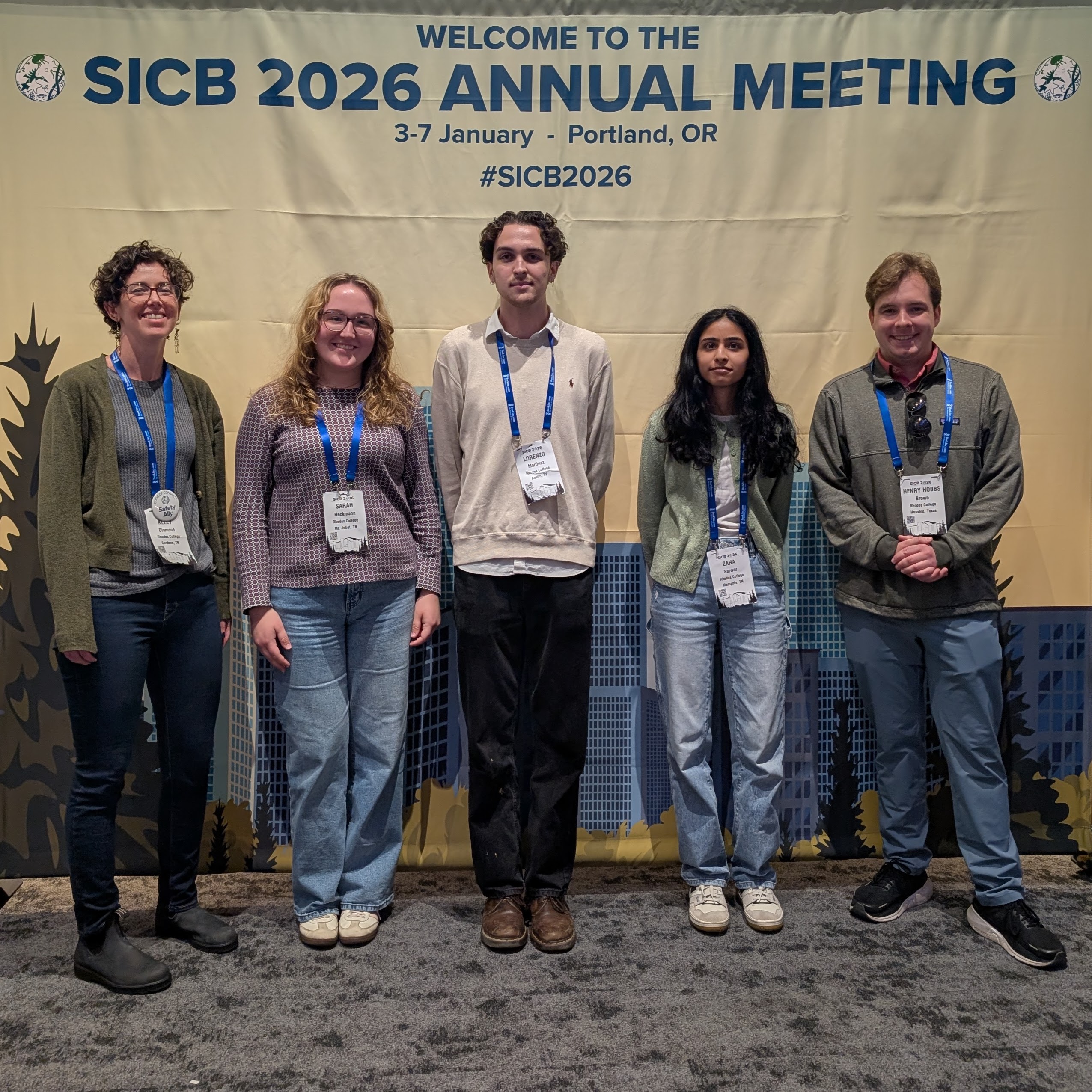 group photo at the sicb 2026 meeting in Portland, OR